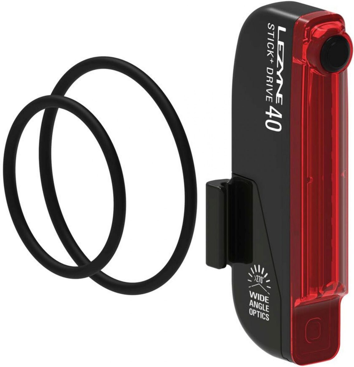 Lezyne stick + drive rear black 40 lumen