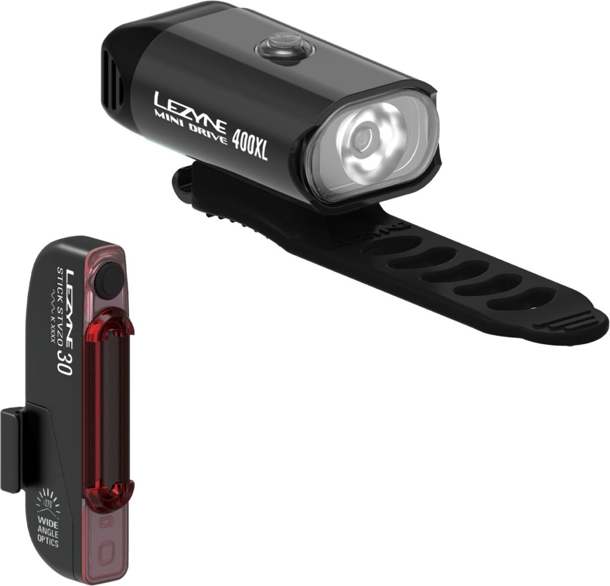 Lezyne mini stick drive set 400/30 lumen